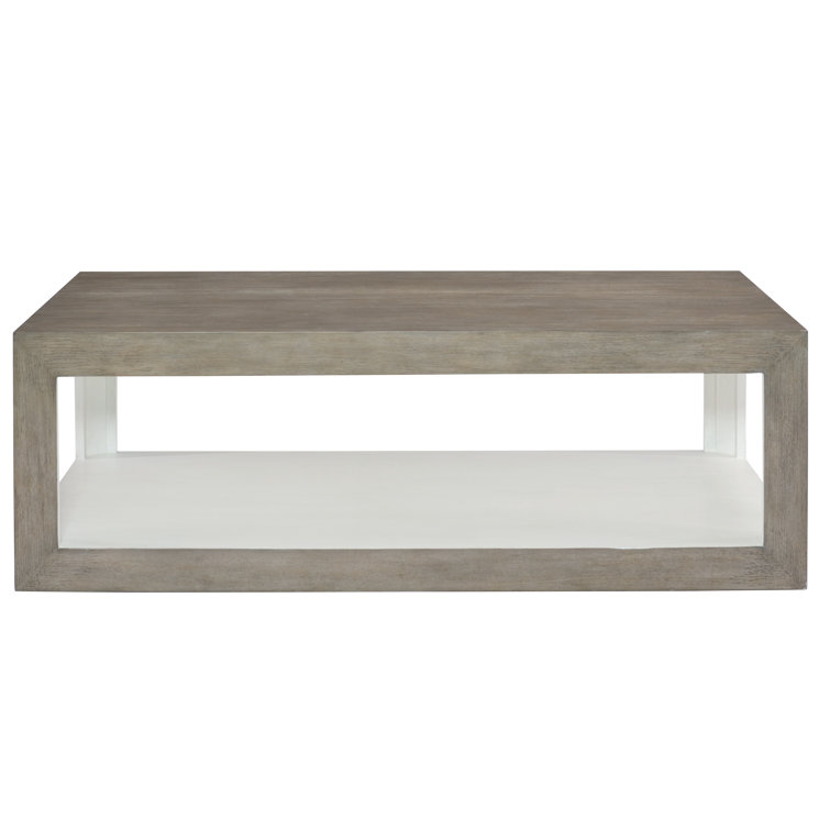 Bernhardt Oldham Floor Shelf Coffee Table with Storage Wayfair